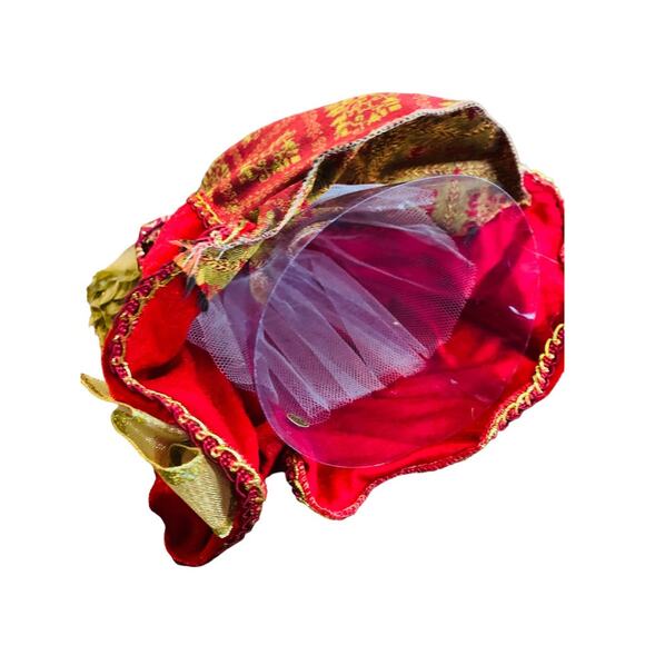 Santa's Workshop Diva Angel Tree Topper Red 16" Christmas Holiday - Picture 12 of 12